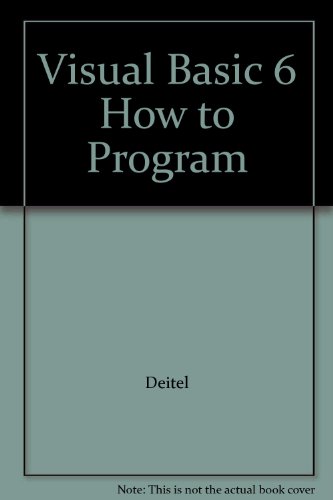 9780130206619: Visual Basic 6 How to Program