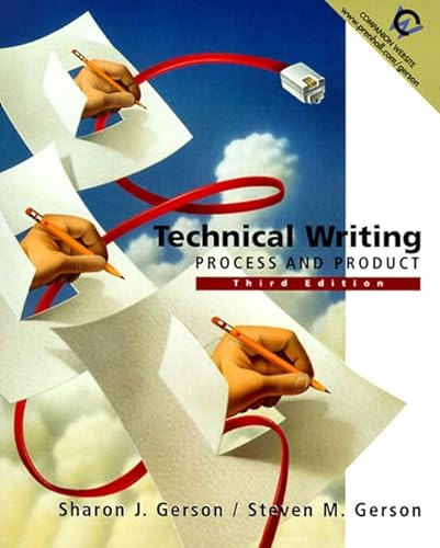 9780130208712: Technical Writing: Process and Product (3rd Edition)