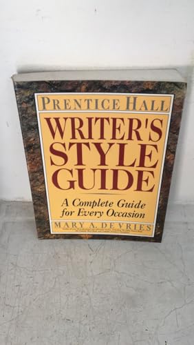 9780130208781: Prentice Hall Writer's Style Guide