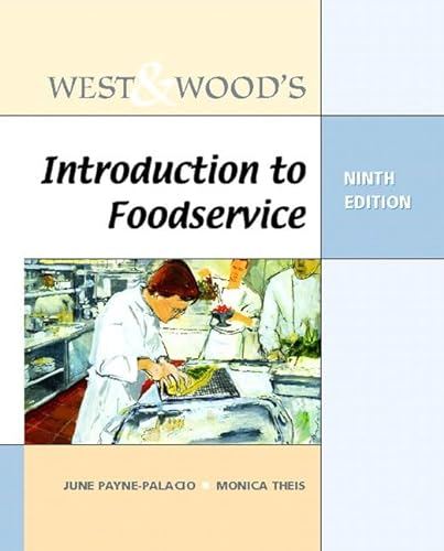 Stock image for West and Wood's Introduction to Foodservice (9th Edition) for sale by HPB-Red