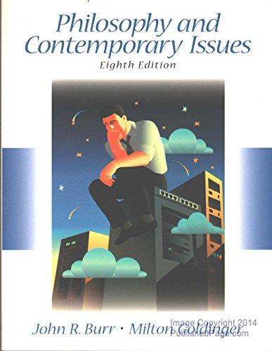 Imagen de archivo de Philosophy and Contemporary Issues a la venta por Better World Books