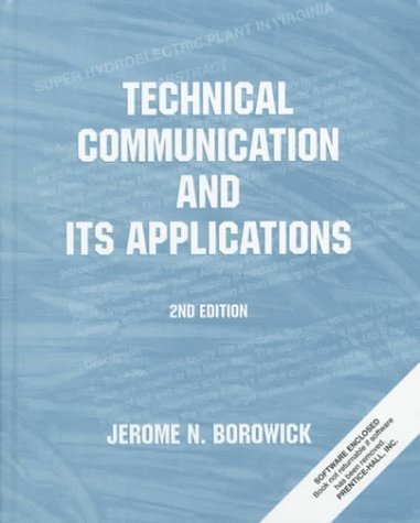 9780130209962: Technical Communication and Its Applications