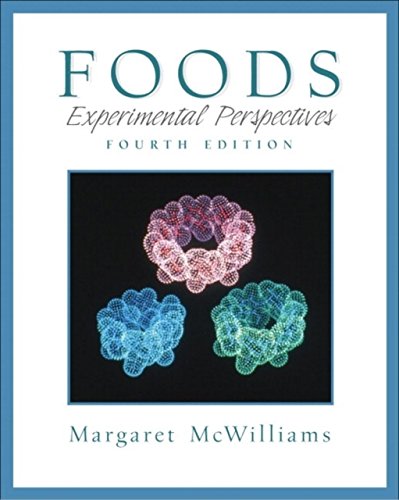 9780130212825: Foods: Experimental Perspectives [Lingua Inglese]