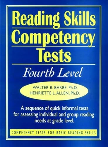 Beispielbild fr Reading Skills Competency Tests: Fourth Level (J-B Ed: Ready-to-Use Activities) zum Verkauf von Bookmans