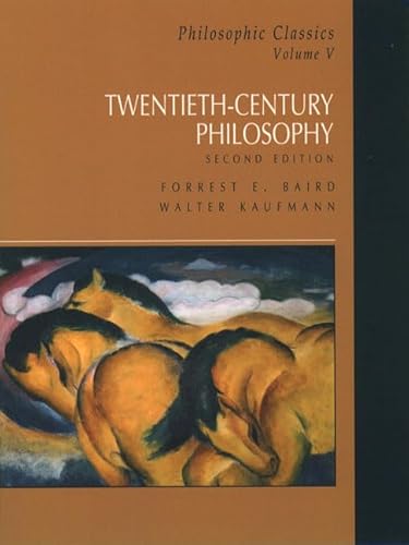 Stock image for Philosophic Classics, Volume V: Twentieth Century Philosophy (2nd Edition) for sale by SecondSale