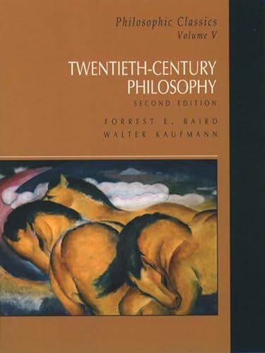 Stock image for Philosophic Classics, Volume V: Twentieth Century Philosophy (2nd Edition) for sale by SecondSale