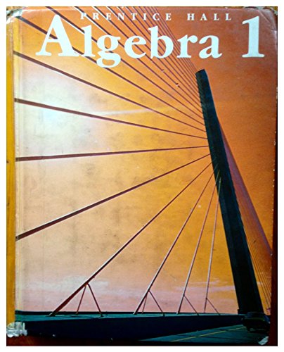 Imagen de archivo de Prentice Hall Algebra One ; 9780130217264 ; 0130217263 a la venta por APlus Textbooks