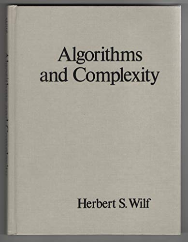 Imagen de archivo de Algorithms and Complexity a la venta por HPB-Red