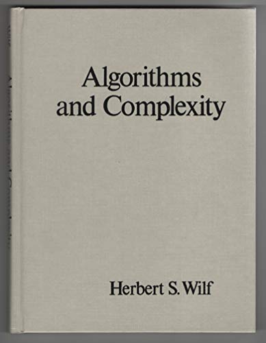 Stock image for Algorithms and Complexity for sale by Pride and Prejudice-Books