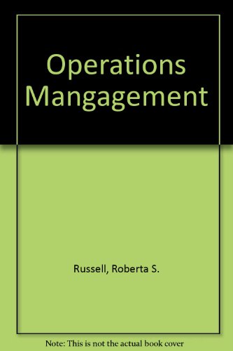 Operations Mangagement (9780130219848) by Russell, Roberta S.; Taylor, Bernard W.