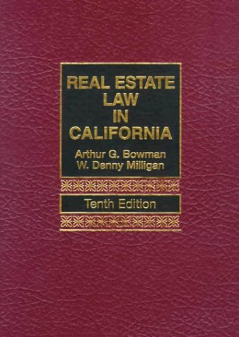 9780130220356: Real Estate Law in California