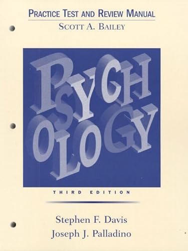 Imagen de archivo de Psychology: Practice Test and Review Manual a la venta por HPB-Red