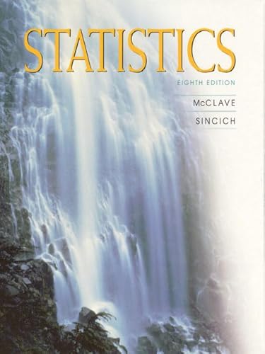 Stock image for Statistics (8th Edition) ; 9780130223296 ; 0130223298 for sale by APlus Textbooks