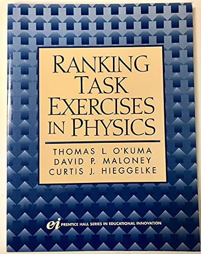 9780130223555: Ranking Task Exercises in Physics (Prentice Hall Series in Educational Innovation)