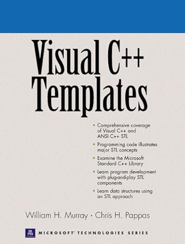 Imagen de archivo de Visual C++ Templates (Prentice Hall Ptr Microsoft Technologies Series) a la venta por ThriftBooks-Dallas