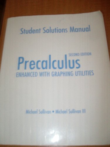 9780130226778: Student Solutions Manual