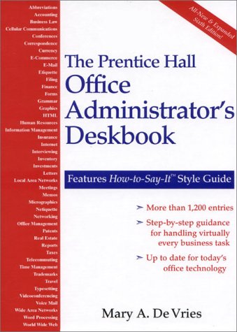 9780130226839: Handbook for Professional Secretaries and Administrative Assistants