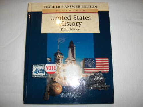 Stock image for Pacemaker: United States History, Teacher's Answer Edition, 3rd Edition for sale by HPB-Red