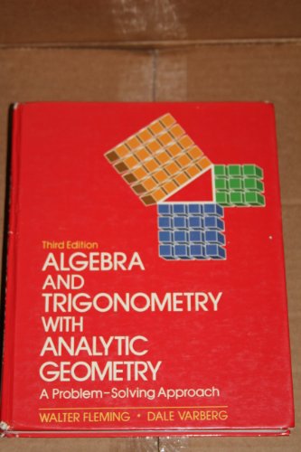 Imagen de archivo de Algebra and Trigonometry With Analytic Geometry: A Problem-Solving Approach a la venta por Zoom Books Company
