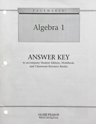 Stock image for Algebra 1 Answer Key for sale by Iridium_Books