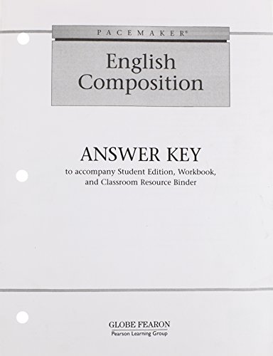 PACEMAKER ENGLISH COMPOSITION ANSWER KEY 2002C (9780130238078) by Pearson Education