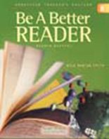 Stock image for Be A Better Reader, Level C: Student WorkText, Eighth Edition (2003 Copyright) for sale by ~Bookworksonline~