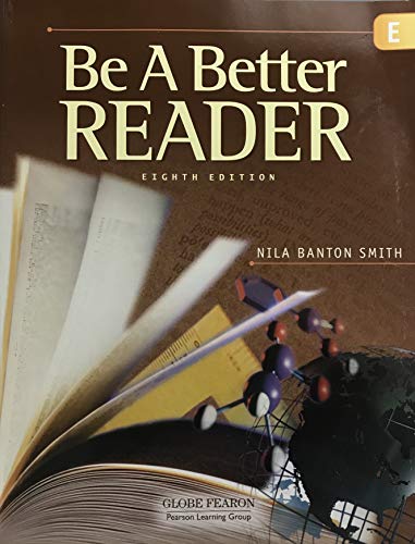 Stock image for Globe Fearon Be A Better Reader Level E Student Edition 2003c ; 9780130238726 ; 0130238724 for sale by APlus Textbooks