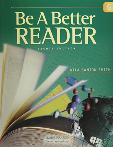 Stock image for Be a Better Reader: Level G for sale by ThriftBooks-Dallas