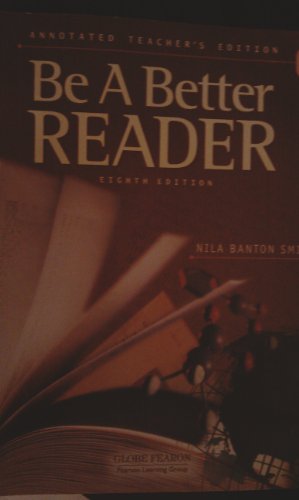 9780130238818: Globe Fearon Be a Better Reader Level E Annotated Teacher Edition 2003c