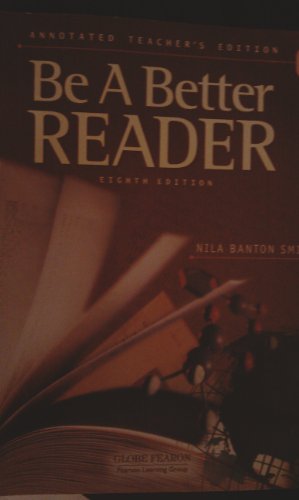 Stock image for Be a Better Reader Level E - Teacher's Edition for sale by Decluttr