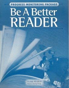9780130239662: Globe Fearon Be a Better Reader Progress Monitoring Package 2003c