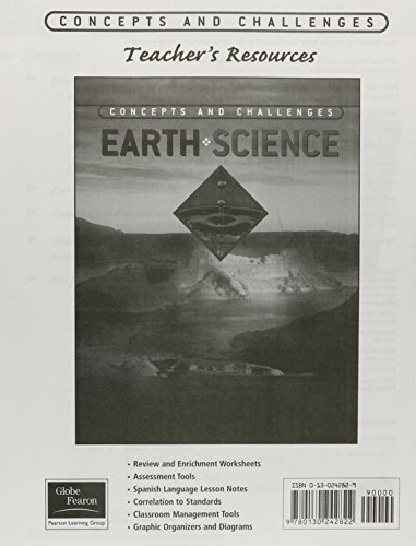 9780130242822: GLOBE FEARON CONCEPTS AND CHALLENGES PRINTED TEACHER'S RESOURCE EARTH SCIENCE 2003 (NATL)