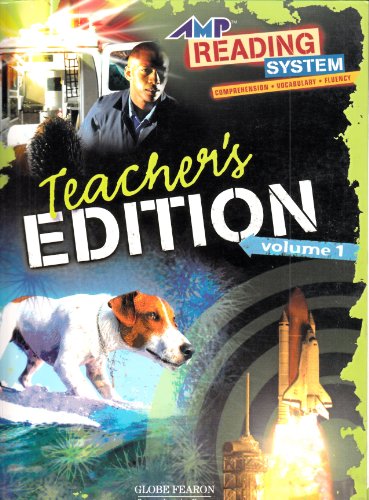 AMP READING:TEACHER'S EDITION LEVEL 2 VOLUME 1 (9780130247759) by GLOBE