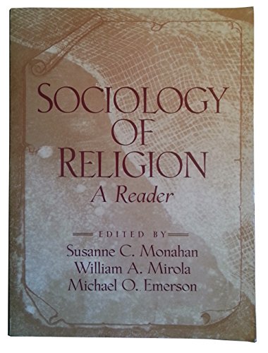 Beispielbild fr Sociology of Religion: A Reader zum Verkauf von SecondSale