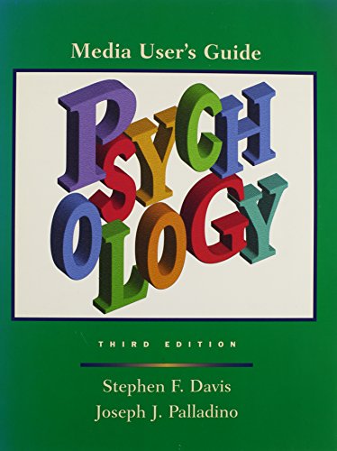 Psychology: Media User's Guide (9780130256751) by Davis, Stephen F.; Palladino, Joseph J.