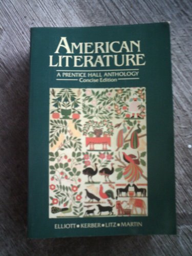 Beispielbild fr American Literature: A Prentice Hall Anthology/Concise Edition zum Verkauf von Isle of Books