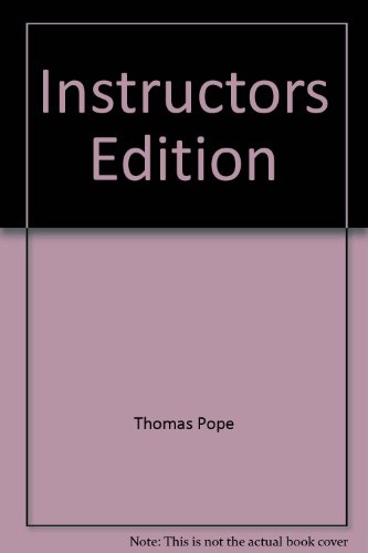 Stock image for Instructors Edition for sale by dsmbooks