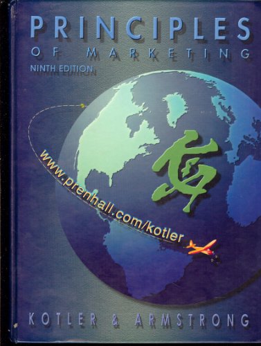 Imagen de archivo de Principles of Marketing a la venta por Better World Books: West