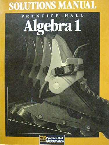 9780130264930: Algebra 1 S/M