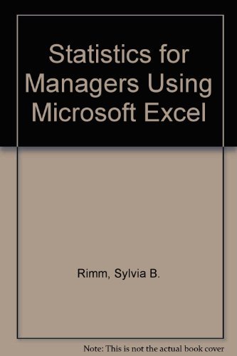 9780130266859: Title: Statistics for Managers Using Microsoft Excel