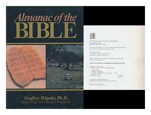 Almanac of the Bible (9780130268990) by Wigoder, Geoffrey; Paul, Shalom M.; Viviano, Benedict T.