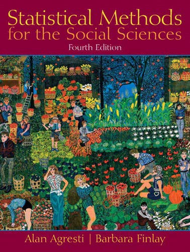 Beispielbild fr Statistical Methods for the Social Sciences (4th Edition) zum Verkauf von BooksRun