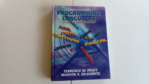 9780130276780: Programming Languages: Design and Implementation (4th Edition)