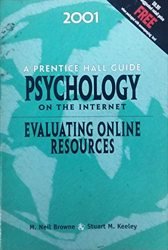 Imagen de archivo de A Prentice Hall Guide Psychology on The Internet-Evaluating Online Resources a la venta por SecondSale