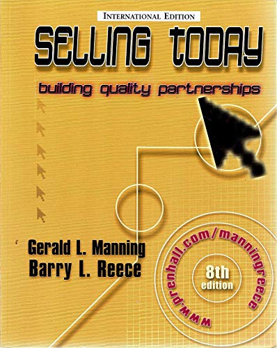 Stock image for Selling Today: Building Quality Partnerships for sale by Marlowes Books and Music