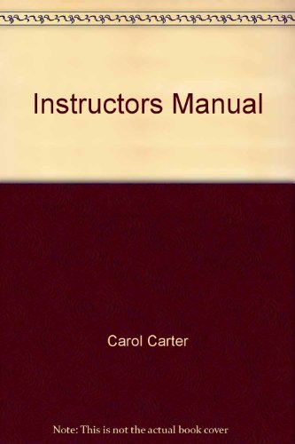 9780130282088: Instructors Manual