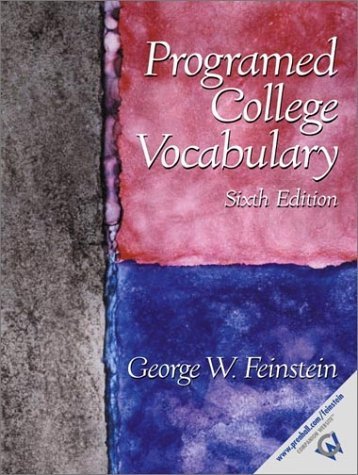 9780130282682: Programed College Vocabulary