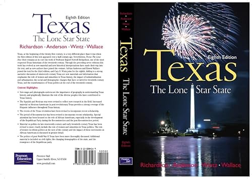 Stock image for Texas: The Lone Star State (8th Edition) for sale by Hawking Books