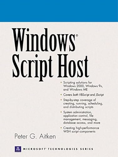 Stock image for Windows Script Host (Prentice Hall Ptr Microsoft Technologies) for sale by Wonder Book