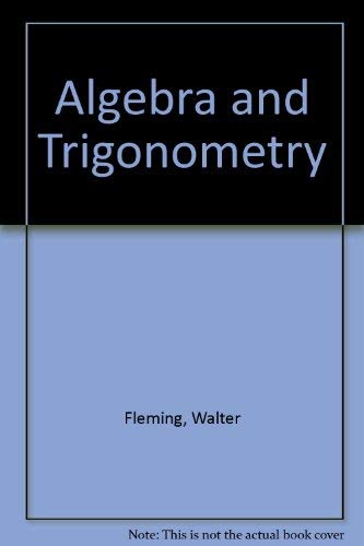9780130289377: Algebra and Trigonometry